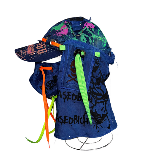 Basedbich 1of1 safari inspired hat - basedbich