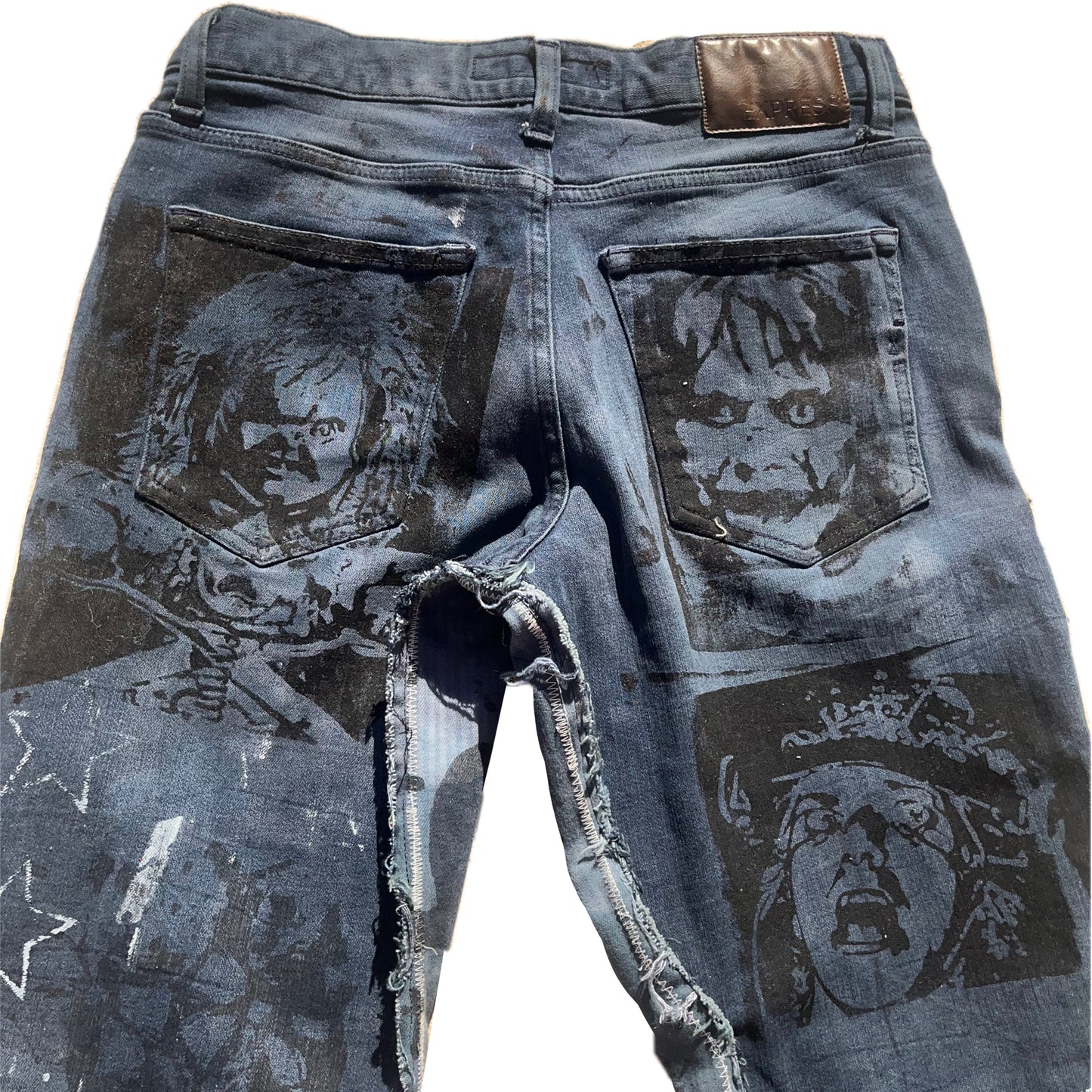 Basedbich mens 1of1 distressed jeans 29x30 - basedbich