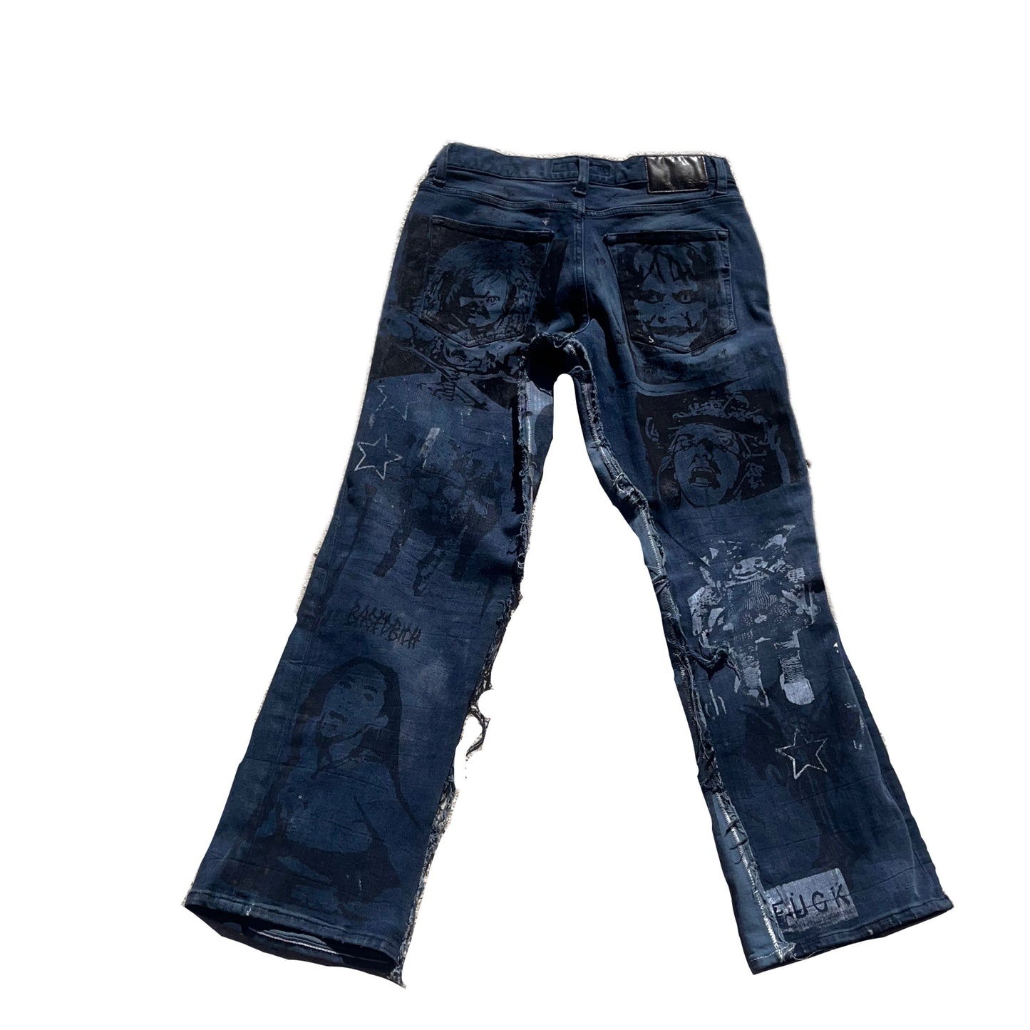 Basedbich mens 1of1 distressed jeans 29x30 - basedbich