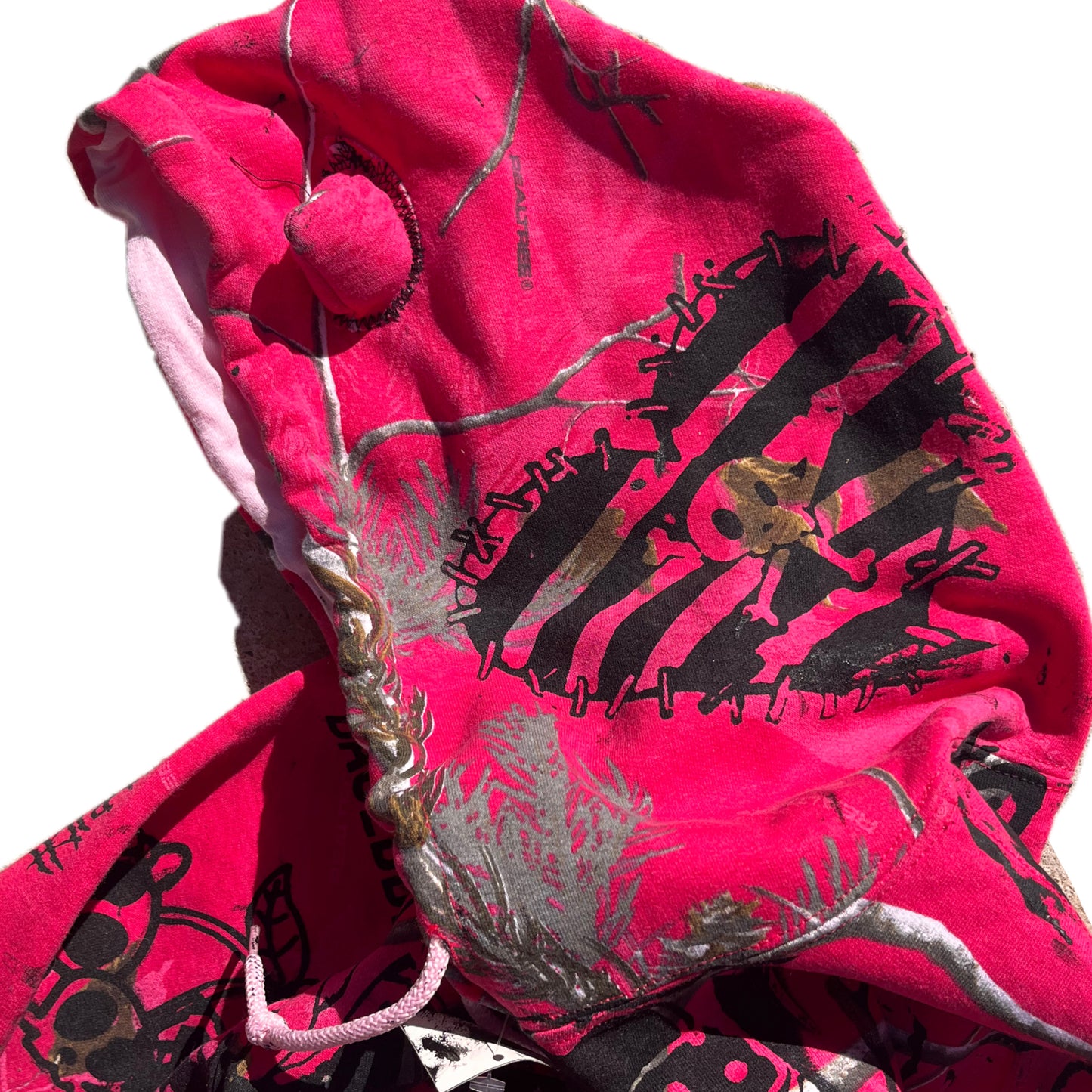 Basedbich women’s custom cropped hoodie with cat ears size medium - basedbich