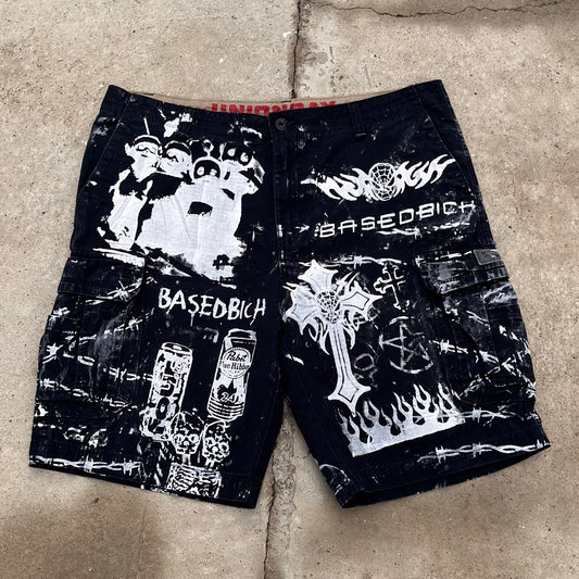 Basedbich 1of1 printed shorts size 40x11 - basedbich