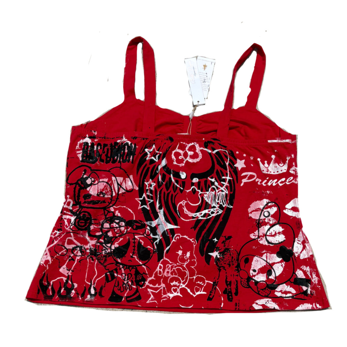 Basedbich 1OF1 BAD GIRL BABYDOLL – RED HOT REWORKED CAMI 2xl