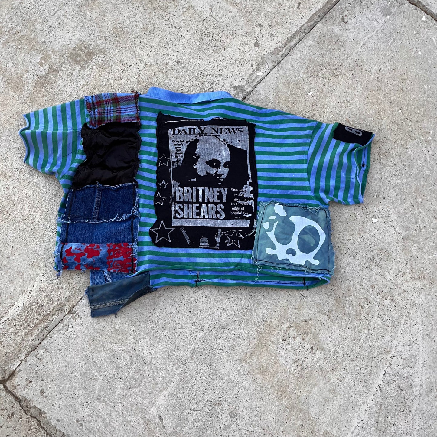 Basedbich 1of1 unisex cropped custom polo Men’s small women’s large - basedbich