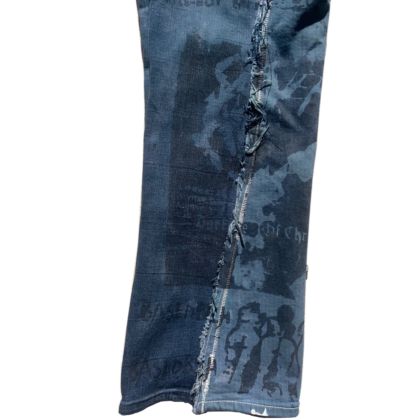 Basedbich mens 1of1 distressed jeans 29x30 - basedbich