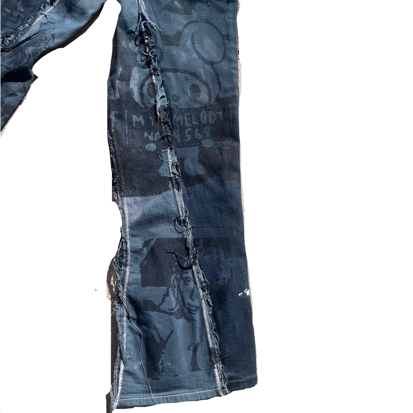 Basedbich mens 1of1 distressed jeans 29x30 - basedbich