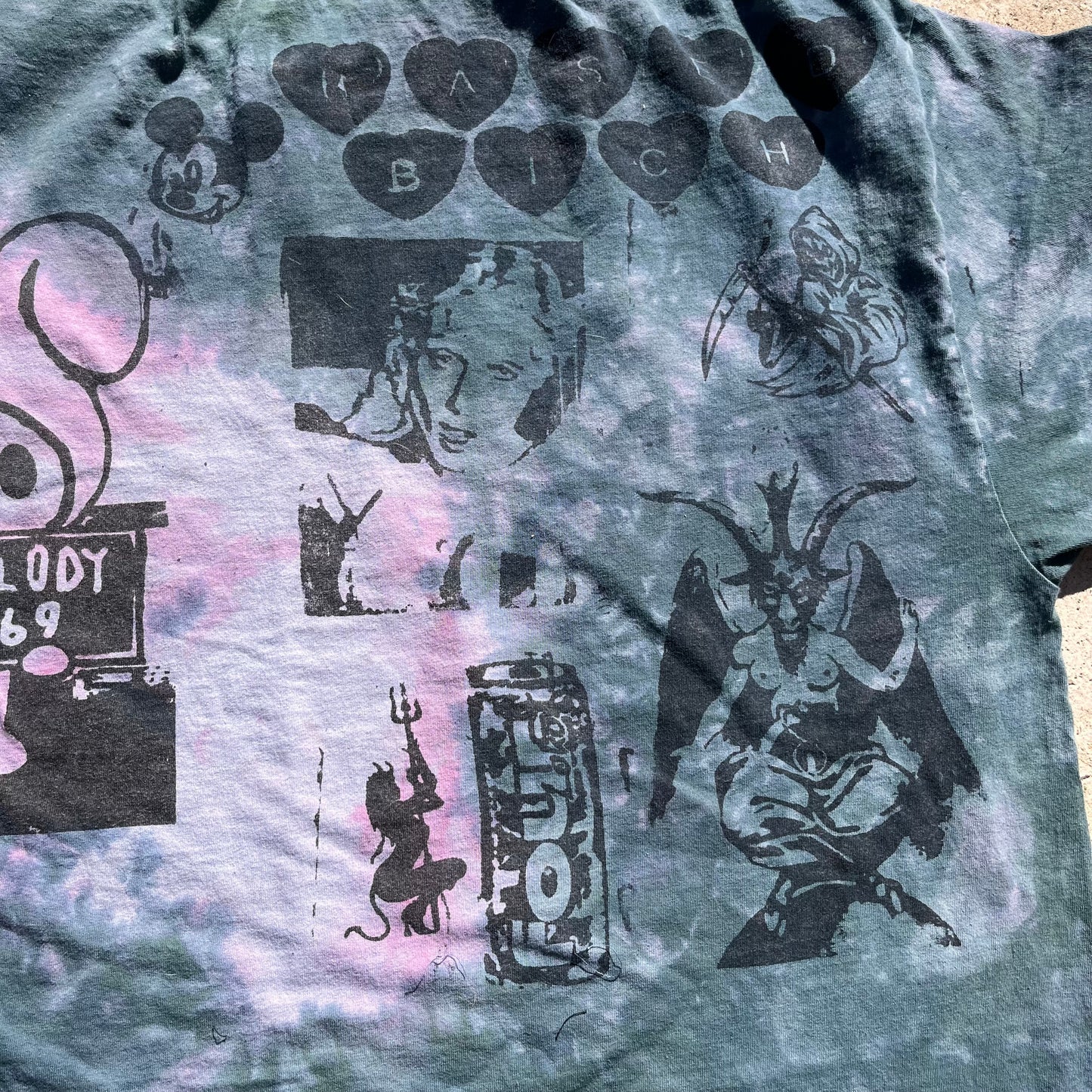 Basedbich men’s tie dye graphic tee SIZE 3XL - basedbich