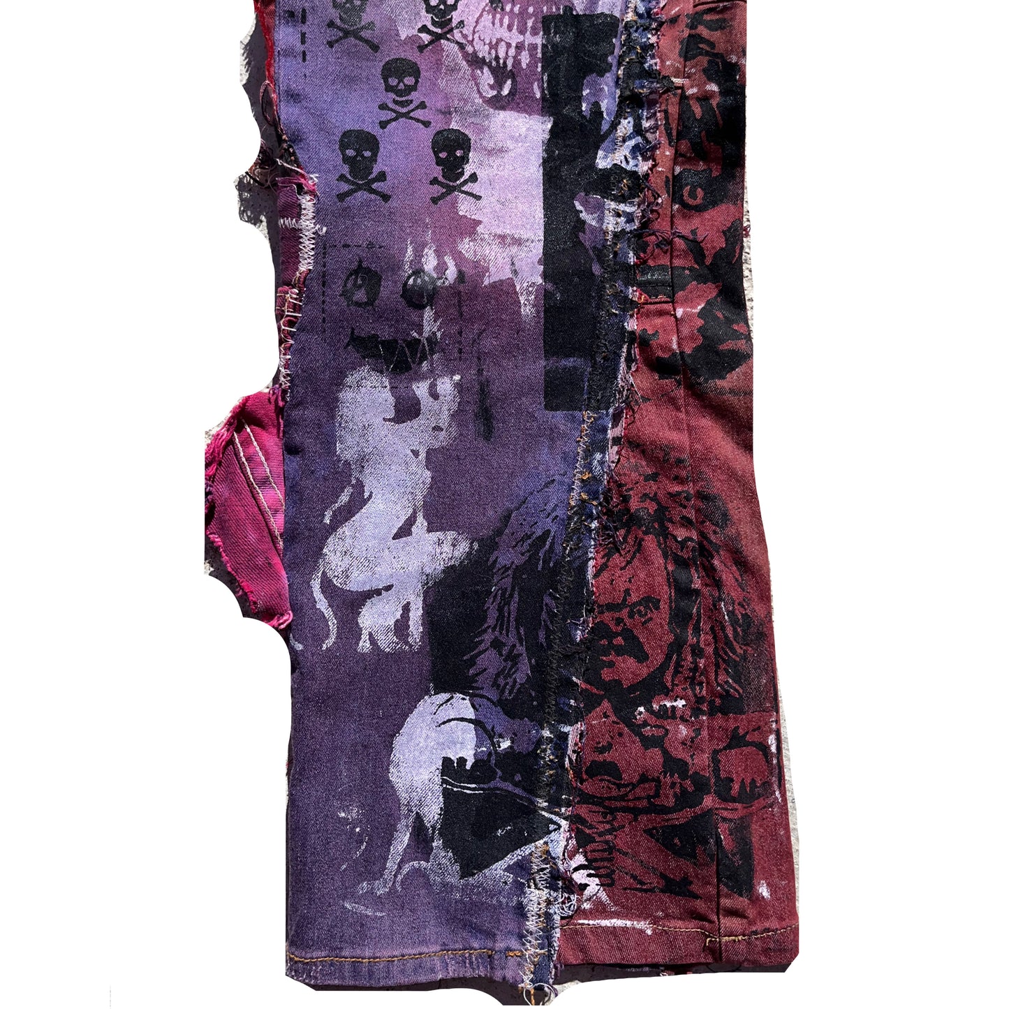 Basedbich mens patchwork denim jeans 30x30 - basedbich