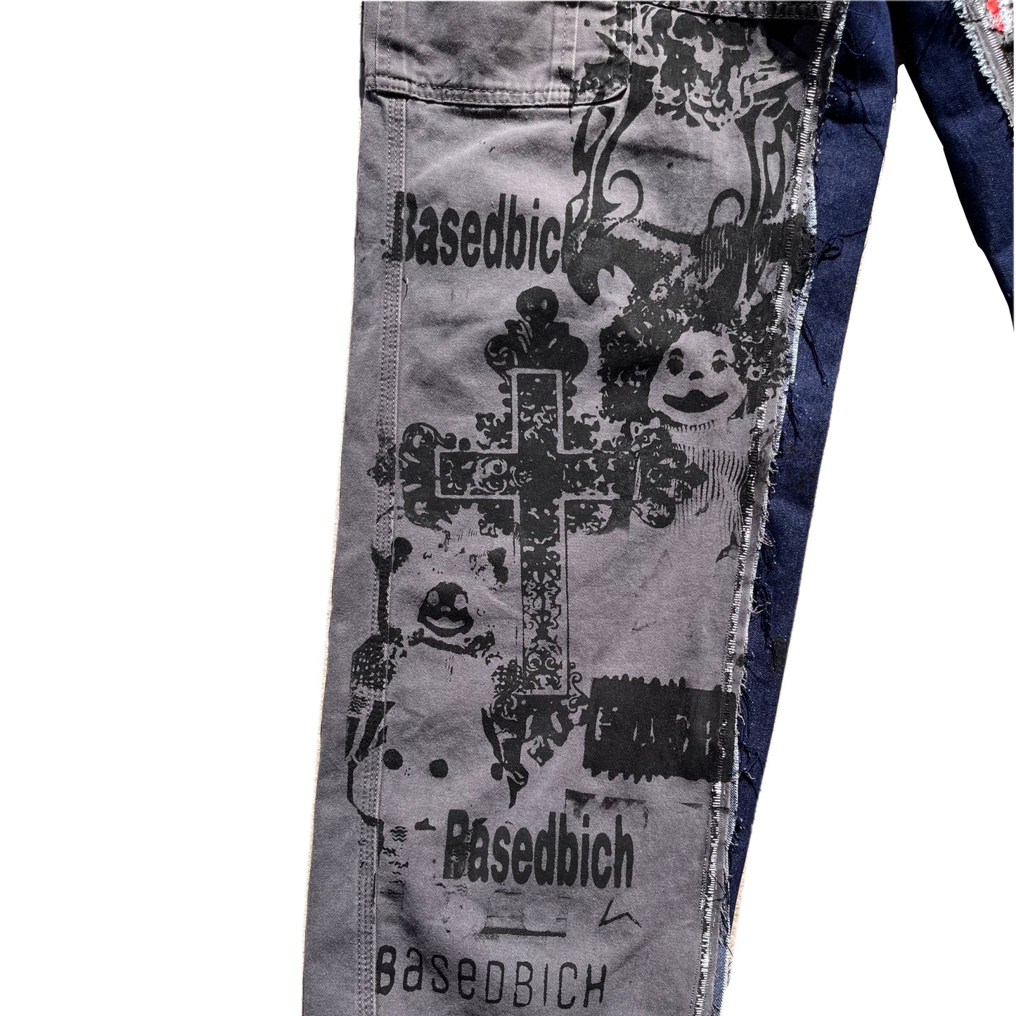 Basedbich patchwork cargo pants 32x32 - basedbich