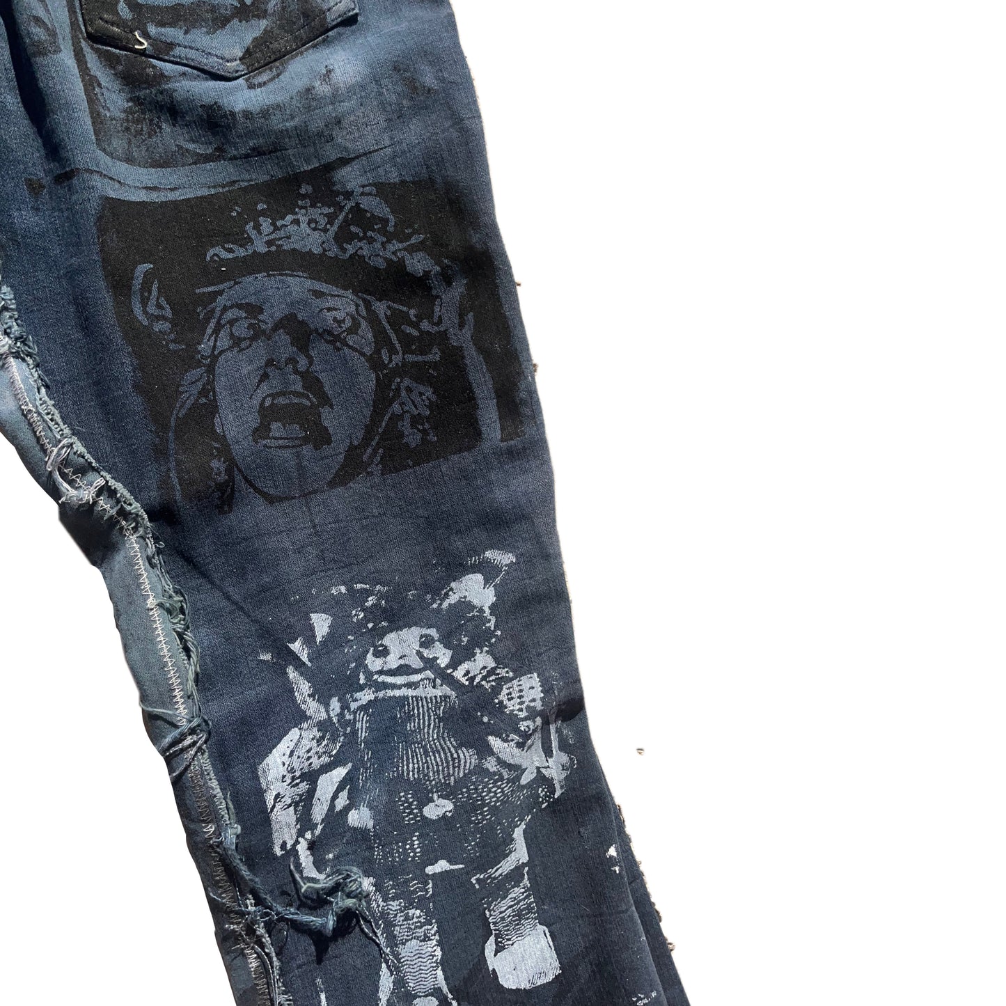 Basedbich mens 1of1 distressed jeans 29x30 - basedbich