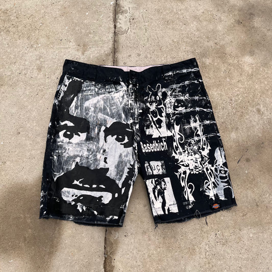 Basedbich 1of1 printed shorts size 40x11 - basedbich
