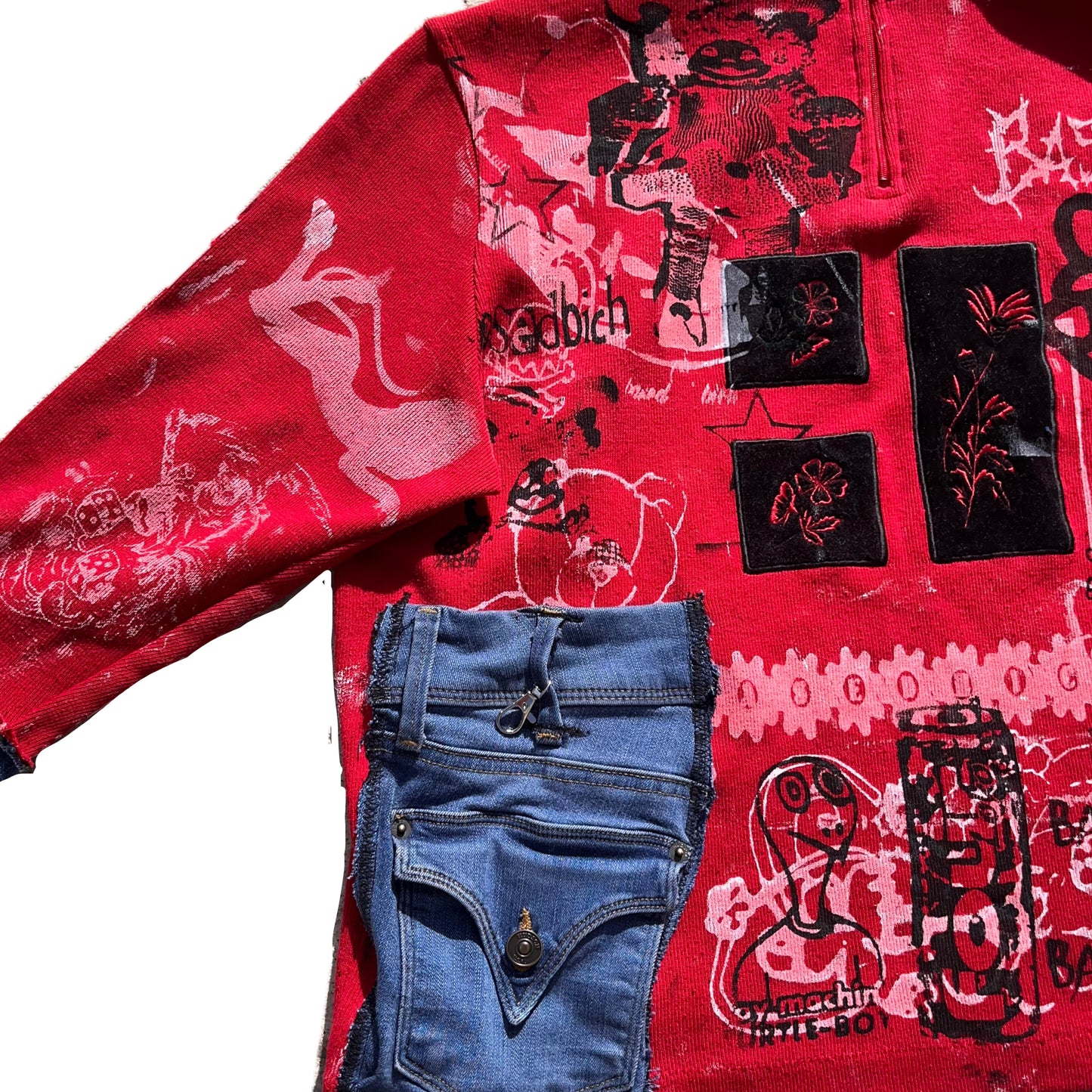 Basedbich custom extendo sleeve straight jacket shirt unisex - basedbich