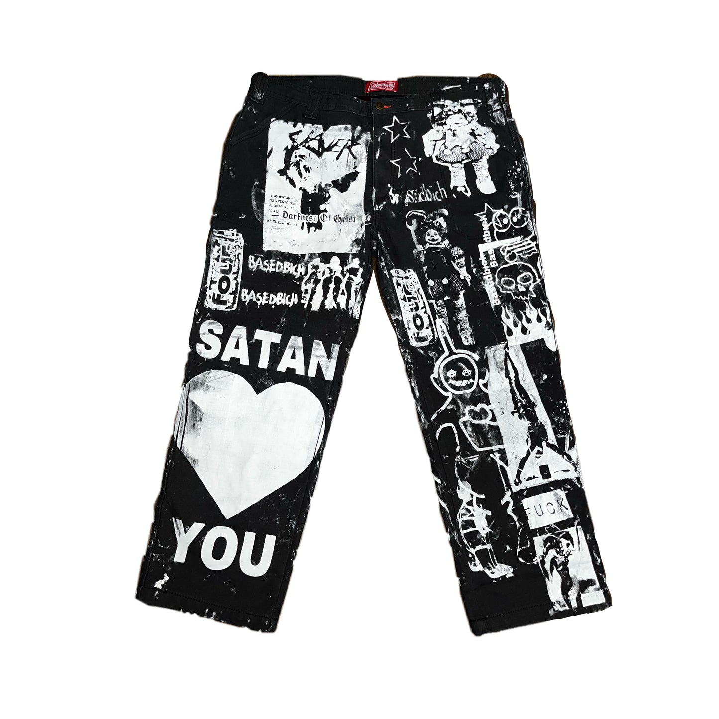 Basedbich men’s custom 1of1 colman jeans size 40x30 - basedbich