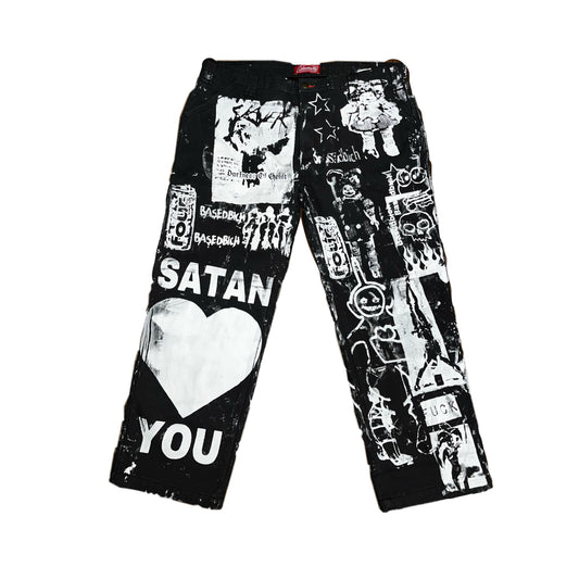 Basedbich men’s custom 1of1 colman jeans size 40x30 - basedbich