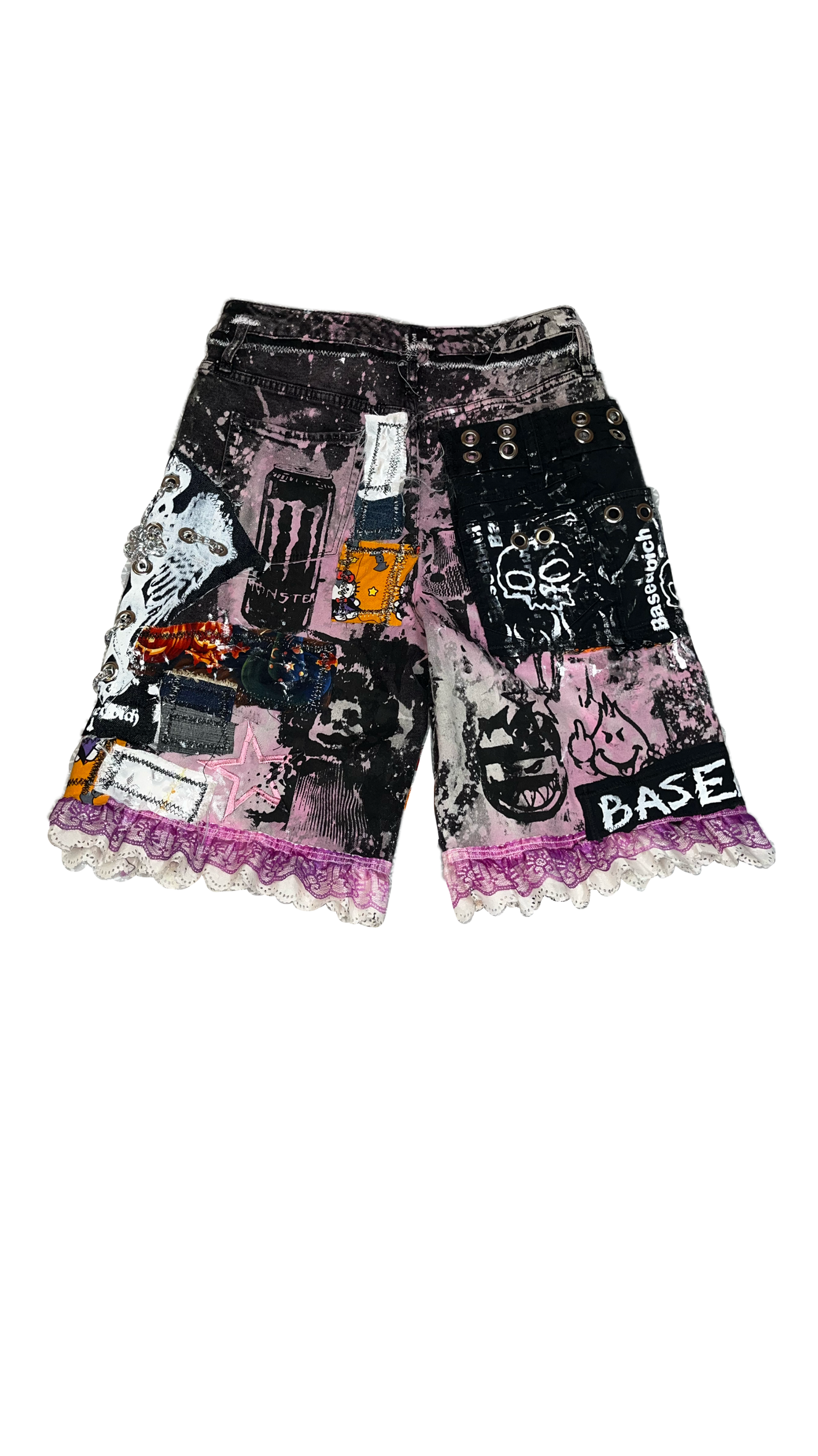 Basedbich womens 1of1 denim shorts sz 8 - basedbich