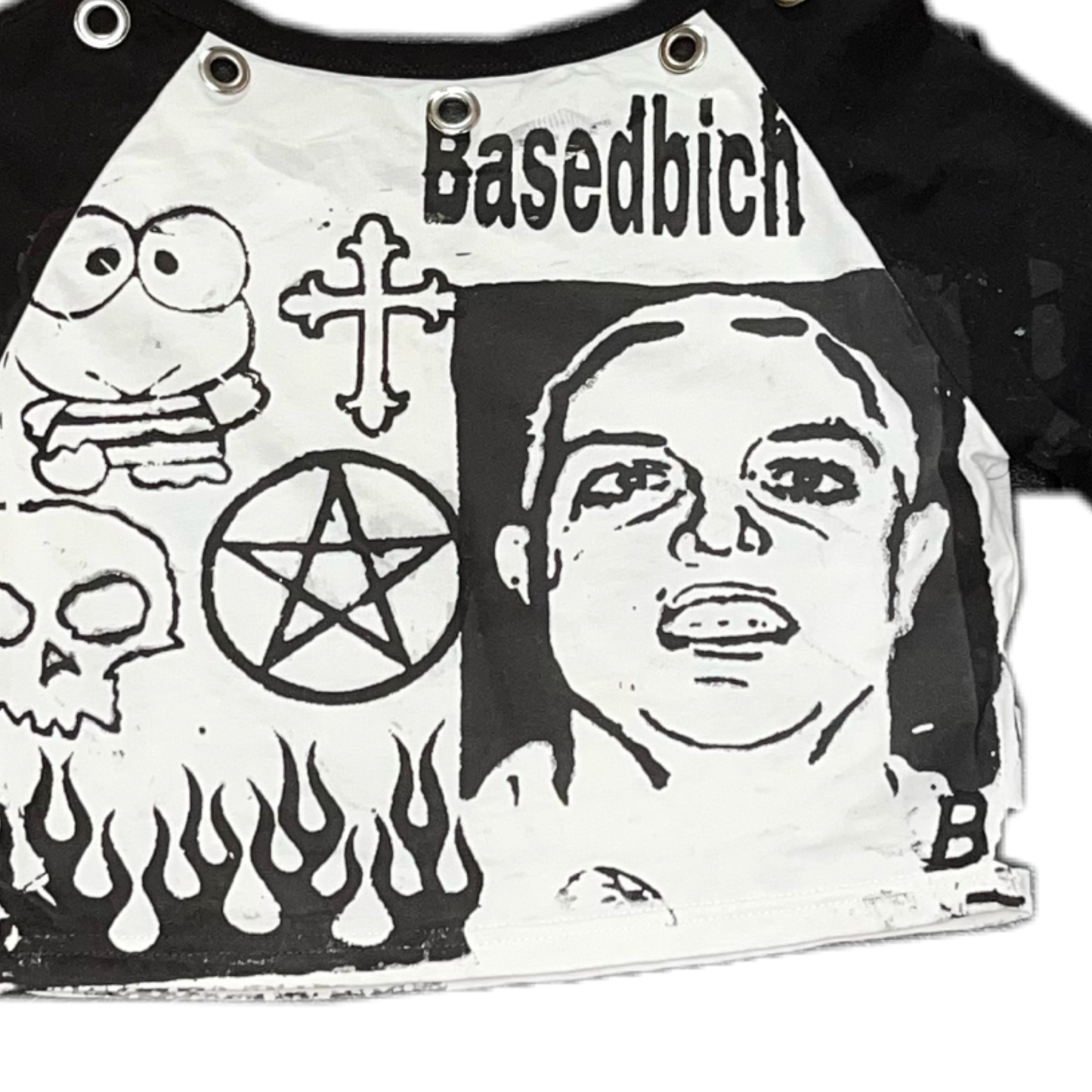 Basedbich womens basedball tee sz xs - basedbich