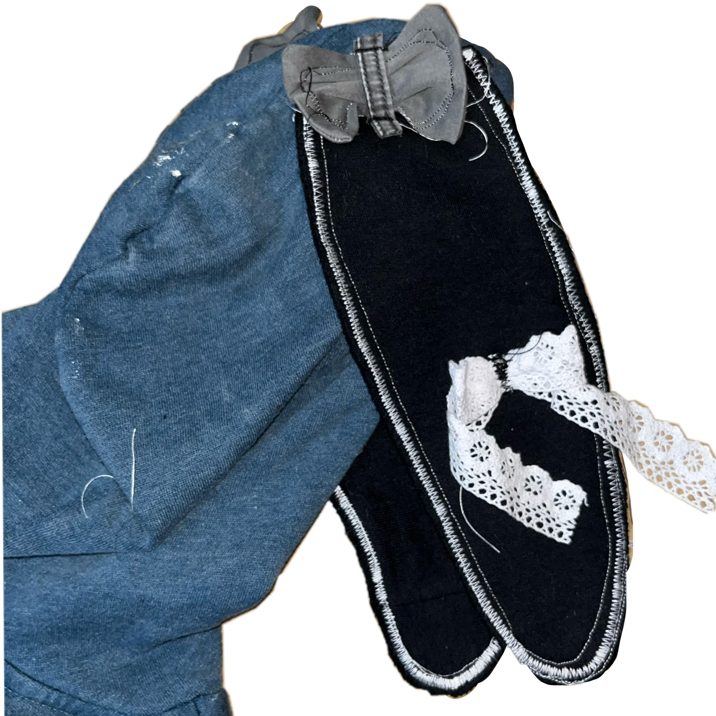 Basedbich women’s cropped bunny ear hoodie xsmall - basedbich