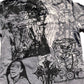 Basedbich hand printed button up large