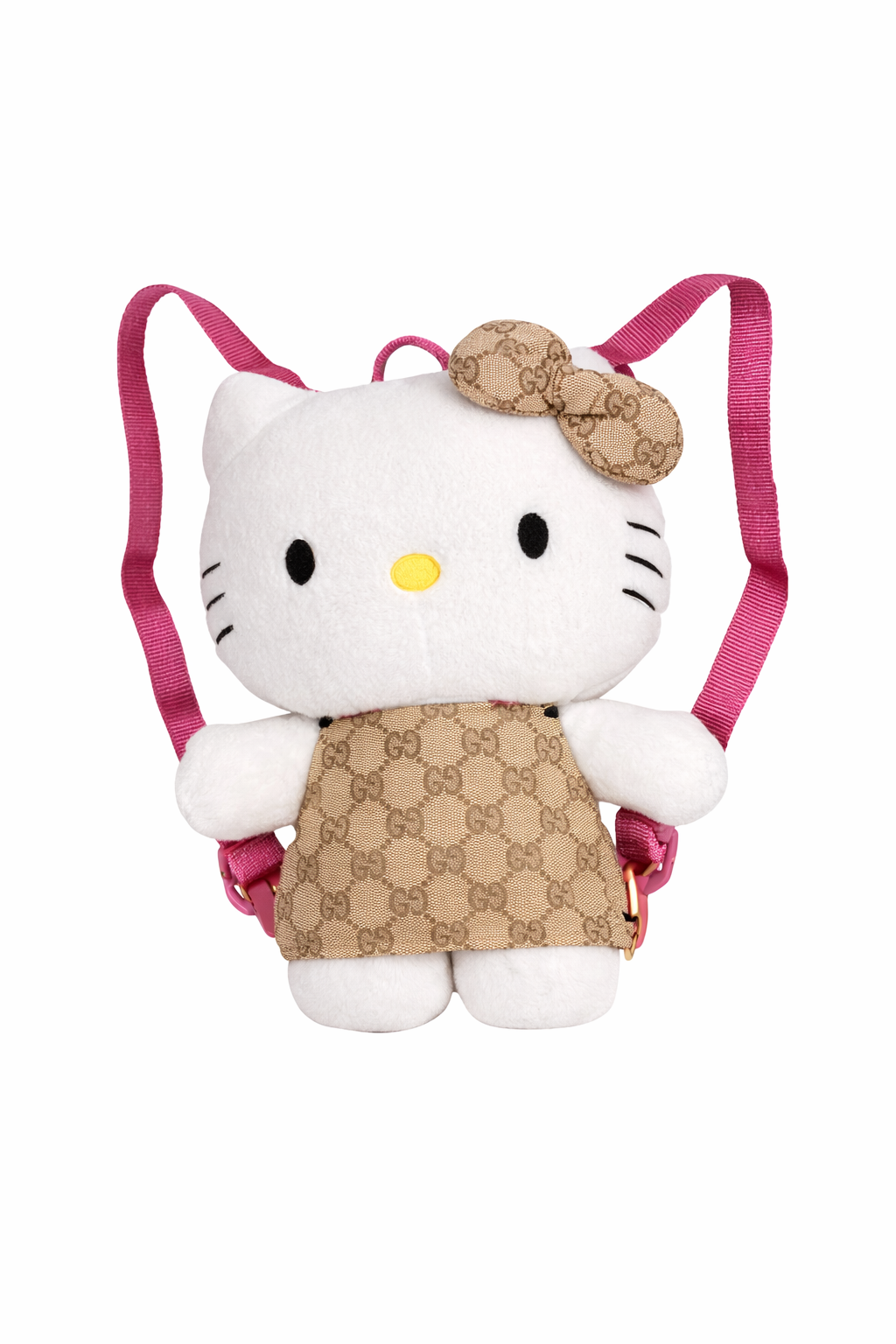 Basedbich Upcycled Designer Plush Backpack – Handcrafted Collector Piece