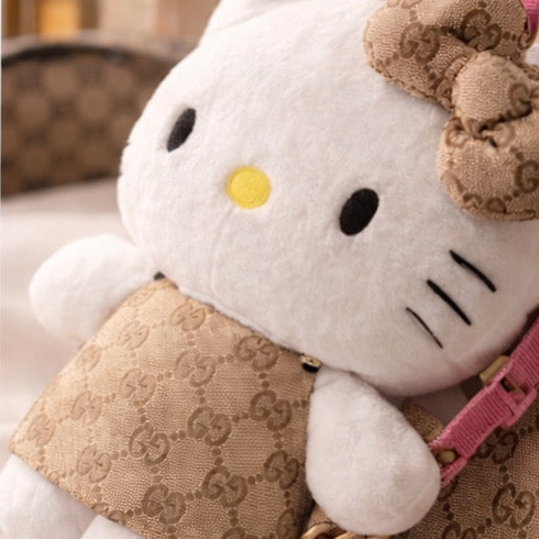 Basedbich Upcycled Designer Plush Backpack – Handcrafted Collector Piece