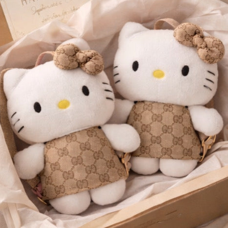 Basedbich Upcycled Designer Plush Backpack – Handcrafted Collector Piece