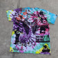 Basedbich mens Custom 1of1 tie dye tee size L