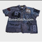 Basedbich mens PATCHWORK UTILITY SHIRT – 1 of 1 large