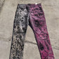 Basedbich two toned punk stretch skinny jeans 31x32