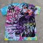 Basedbich mens Custom 1of1 tie dye tee size L