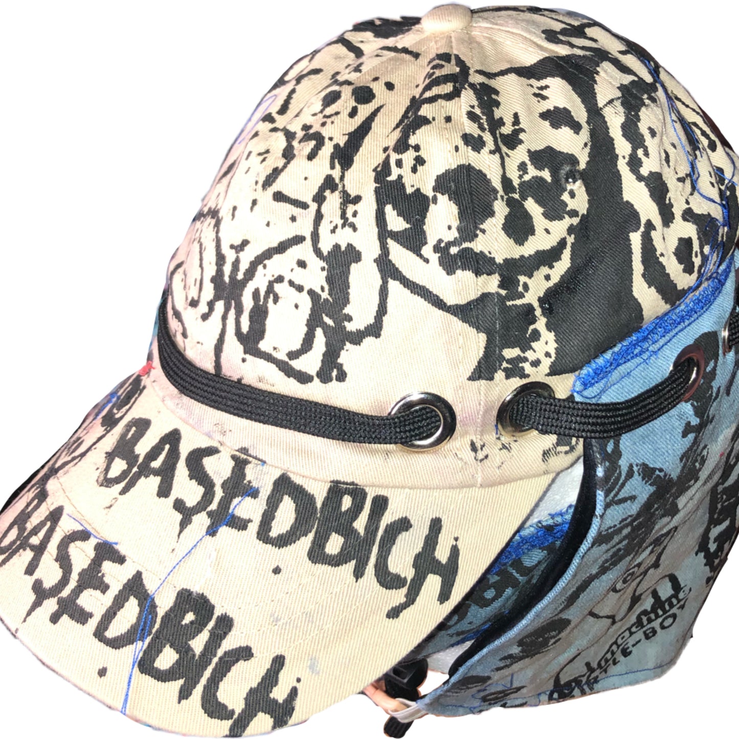 Basedbich 1of1 safari inspired hat - basedbich