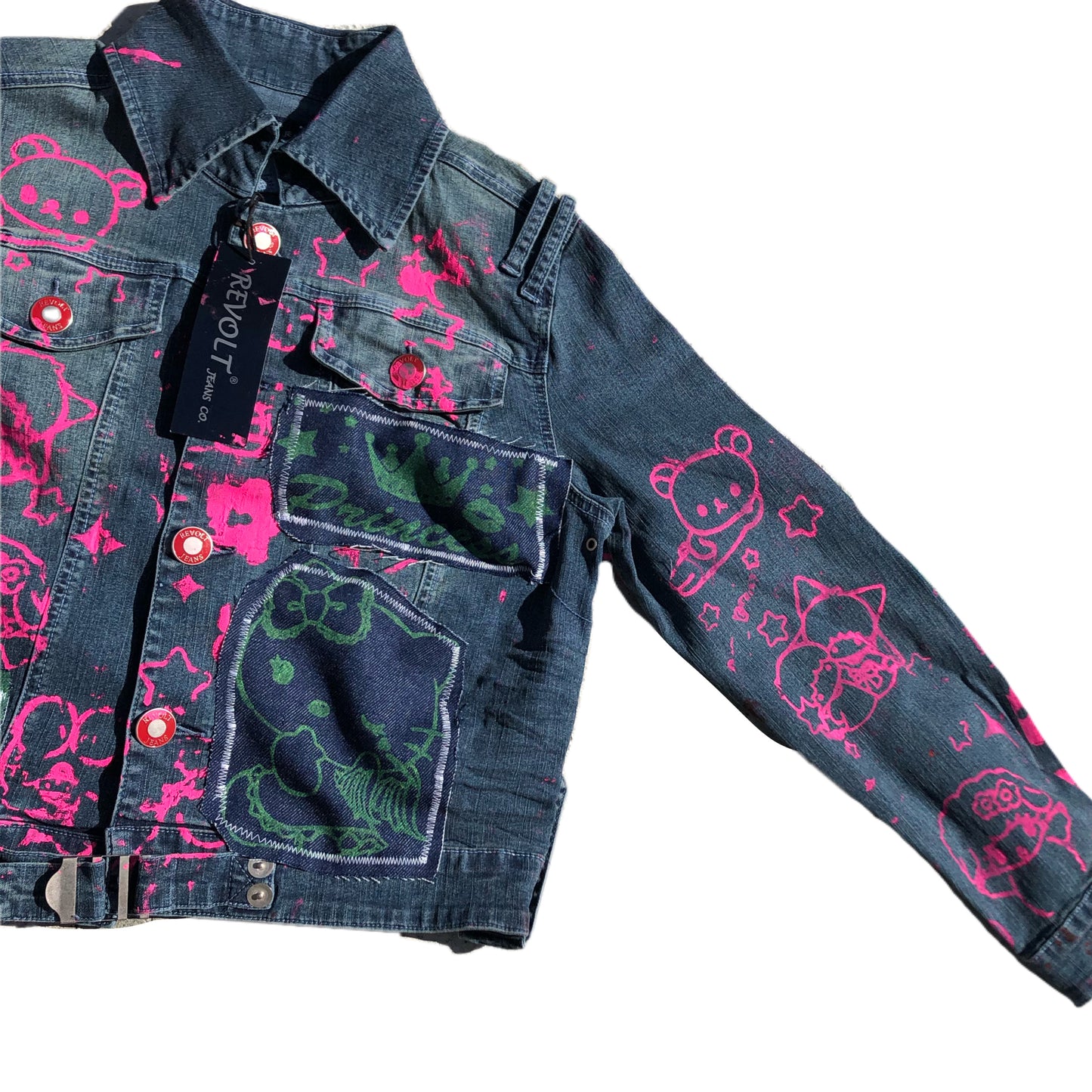 Basedbich ladies denim jacket xlarge - basedbich